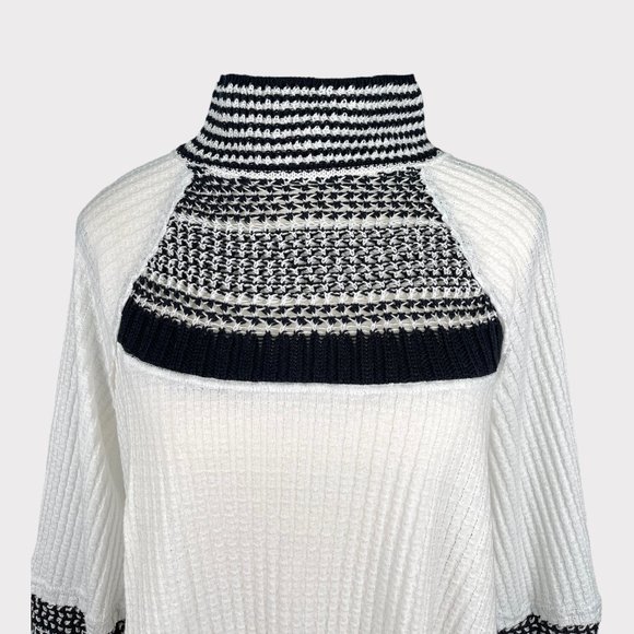 Free People Women's Snow Day Tunic Top Balloon Sleeve Knit Thermal Shirt Size S - Picture 3 of 16